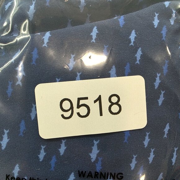 Mens Izod Advantage Performance Blue Shark Shirt Button Up Short Sleeve Size XXL - Picture 7 of 7